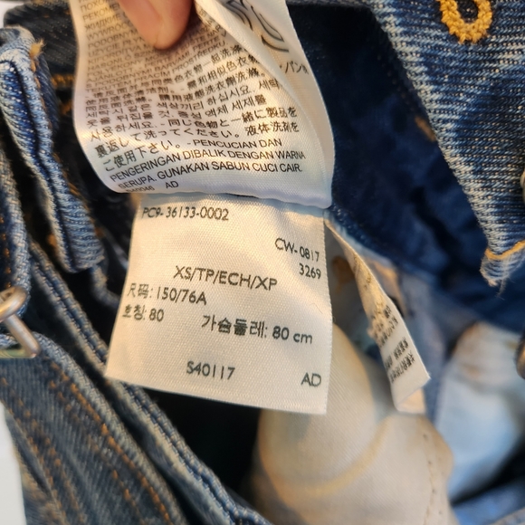 Levis Dancing Barefoot overall size XS in EUC - Picture 10 of 10